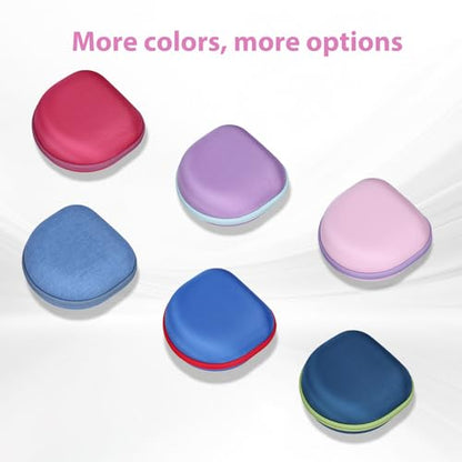 Kids Headphone Case for iClever/Acer/JBL, Pink Purple(Case Only) | for iClever BTH12 HS19 BTH22 BTH20 BTH18 BTH26/JBL Junior 320/Candy Bila/JoySpark/MIDOLA/EarFun/ADOOPE/JLab Kids Headphone - color: Pink-Purple