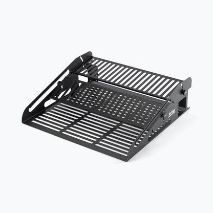 On-Stage SR5 Synth Rack (Desktop Keyboard Stand, Pedalboard, and Mini Rack, Three Tiers, Holds Mini Synths, Stompbox Effects, Drum Machines, Small Mixers, 2U of Rack Gear, Steel, Black, with Bag) | Three Tiers. Holds Mini Synths, Stompbox Effects, Drum Ma