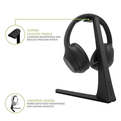 Kanto H3 Universal Headphone Stand - color: Black, style: H3 Gaming