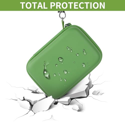 PAIYULE Travel Carrying Case for R36S RG353V RG353VS Handheld Game Console - color: Green, style: For R36s