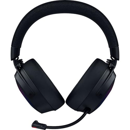 Razer Kraken V4 Pro Wireless Gaming Headset w/OLED Control Hub | HD Haptics, 2.4GHz Wireless, Bluetooth, USB, 3.5 mm, Super Wideband Mic
