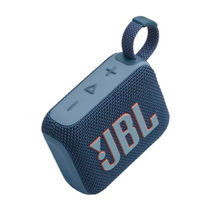 JBL Go 4 - Ultra-Portable Bluetooth Speaker - Blue | Ultra-portable JBL Pro Sound with punchier bass, Up to 7 hours of playtime plus 2 hours with Playtime Boost - color: Blue