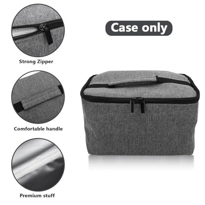 Hand Mixer Travel Storage Case Bag Aluminum Foil Lining Oxford Fabric Compatible with KHM512 KHM6118 KHM7210 KHM926CA Portable Organizer for Fitness Enthusiasts