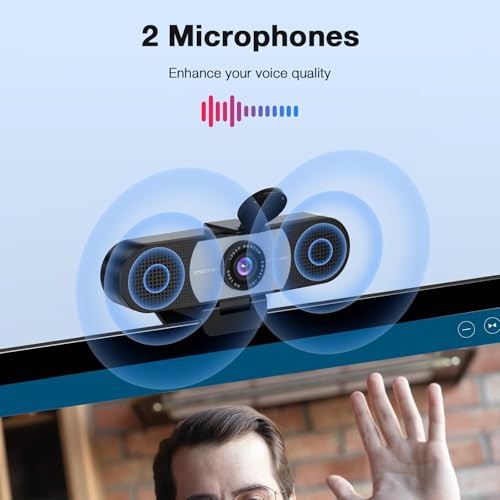 EMEET C960 1080P Webcam with Microphone, 2 Mics, 90° FOV, Computer Camera | Fixed Focus, Plug&Play for Zoom/Teams/Facetime/YouTube/Google Meet/Switch 2 Camera, Grey - style: 1080P Grey