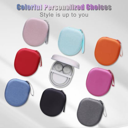Headphone Headset Case Compatible with Soundcore by Anker Q20i/JLab/TALIX H30/JBL Tune 510BT 720BT 520BT 770NC/Sony WH-CH520 WH-CH720N/BERIBES/KVIDIO Wireless On-Ear Headphones,Cream - color: Light Khaki