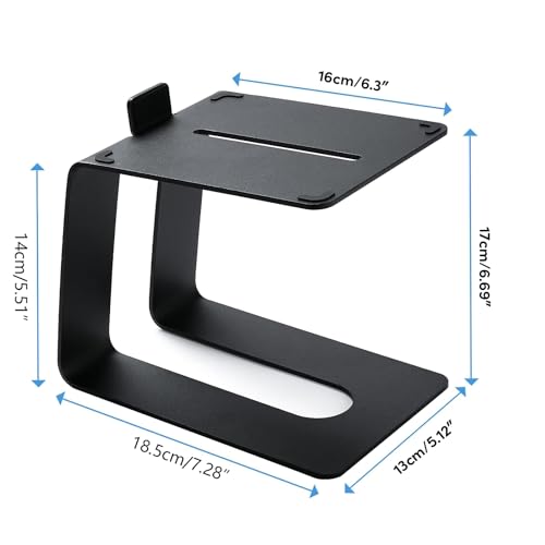 Desktop Stand Studio Metal Holder Bookshelf Elevates Your AudioExperience Small and Aluminum Desktop for Desk