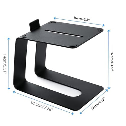 Desktop Stand Studio Metal Holder Bookshelf Elevates Your AudioExperience Small and Aluminum Desktop for Desk