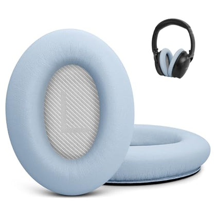 GEVO Premium Replacement Ear Pads for Bose QC35 & QC35ii - Moonstone Blue | Fits QuietComfort 35 & 35ii / SoundLink 1&2 AE（Over-Ear）- Soft Protein Leather · Adaptive Memory Foam and Extra Durable - color: Moonstone Blue