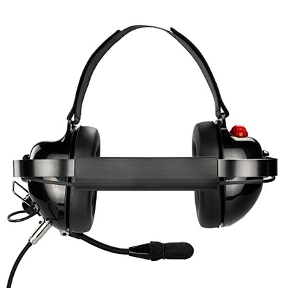 Arrowmax AHDH0032-BK-M9 Noise Cancelling Headset Compatible with Motorola APX6000 APX7000 APX8000 XPR6350 XPR6550 XPR7550 XPR7350e XPR7550e XPR7580e APX 6000 7000 8000 XPR 6550 7550 7550e Radio - size: Black Color