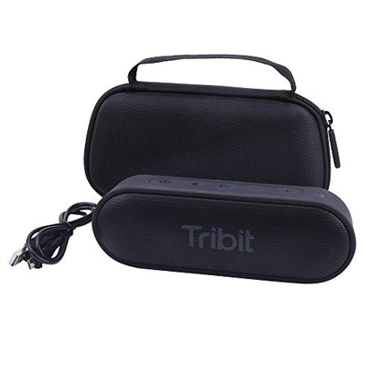 Aenllosi Hard Case Replacement for Tribit XSound Go Portable Bluetooth Speaker | EVA case construction, Water-resistant design, Dust-resistant design, Soft interior lining, Case only - color: Black