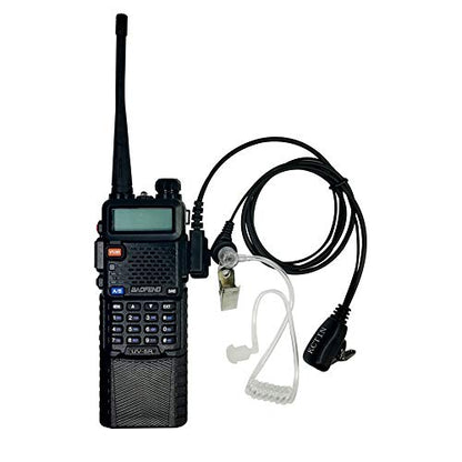 Walkie Talkie Headsets with Mic 2 Pins for Baofeng UV-5R BF-F8HP BF-888S Retevis H-777 Arcshell (10 Packs) - color: 10pcs