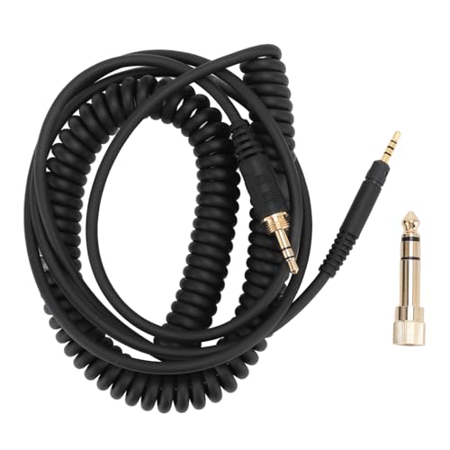 Coiled Headphone Cable Replacement Sound Cord for HD598 HD599 HD569 HD579 HD558 HD518 1. to with 2.5mm to 3.5mm and 6.35mm Plug OFC Stereo AUX Cord