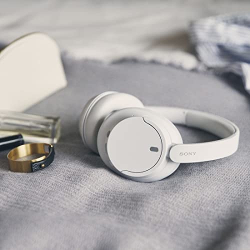 Sony WH-CH720NW Noise Canceling Wireless Bluetooth Headphones - Built-in Microphone - up to 35 Hours Battery Life and Quick Charge - Matte White - color: White