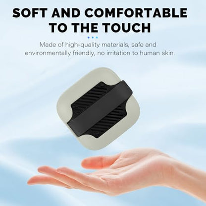 Case for Soundcore Boom Go 3i,NOUKAJU Silicone Protective Case,Drop-Proof,Scratch-Proof,Shock-Proof,Dust-Proof,Protective Cover for Anker Soundcore Boom Go 3i Bluetooth Speaker(Gray)