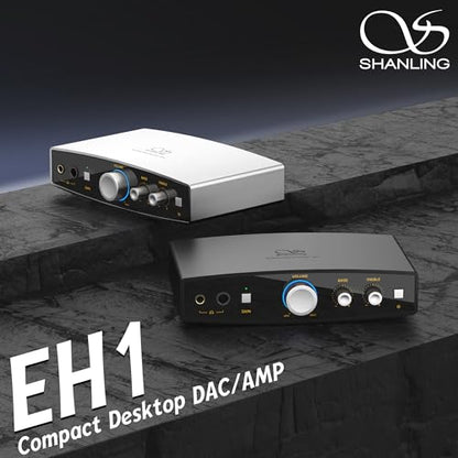 Shanling EH1 Compact Desktop DAC & Headphone Amplifier (Black) - color: Black, style: Compact Desktop DAC
