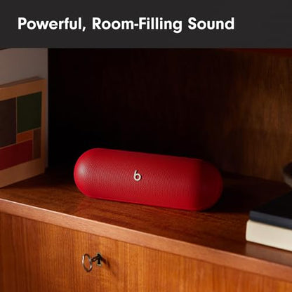 Beats Pill - Wireless Bluetooth Speaker with 20W Power Adapter - Statement Red - color: Statement Red, style: With Power Adapter