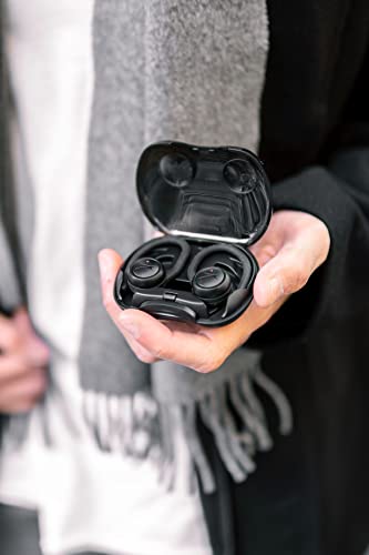 Altec Lansing True Evo Sport Truly Wireless Earphones, 6 Hours of Battery Life, Weatherproof Design, Includes Wireless Charging Case, Black (MZX758-BLK-AMZ)