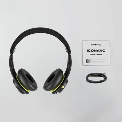 Skullcandy Icon ANC Noise Canceling Wireless Headphones - Realtree APX | On-Ear Fit, Bluetooth, Noise Cancellation, 60 Hours Battery, Sweat Water Resistant, Foldable, Travel Ready, Microphone - color: Realtree APX Black/Orange
