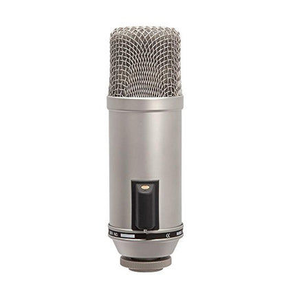 Rode Broadcaster Large-Diaphragm Condenser Microphone, Silver