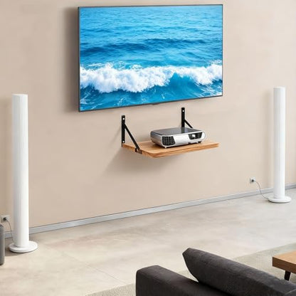 Projector Wall Mount, Projector Shelf, Small Shelf for Wall, Projector Shelf for Wall Media Storage Rack