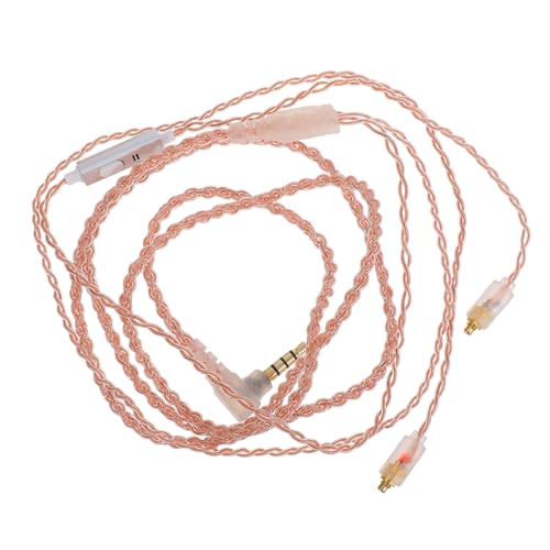 OSALADI Fashionable Detachable Earphone Replacement Cable Microphone Bend Audio Wire for Headphones Compatible Major Mobile Phones Sound Quality and Workmanship