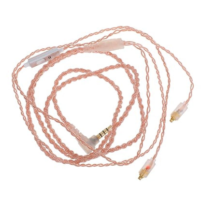 OSALADI Fashionable Detachable Earphone Replacement Cable Microphone Bend Audio Wire for Headphones Compatible Major Mobile Phones Sound Quality and Workmanship