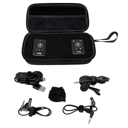 Mackie EM Wave LAV Compact Digital Wireless Lavalier Clip-On Microphone System for Cameras and Smartphones (2.4 GHz)