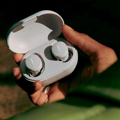Bose QuietComfort Earbuds - True Wireless Bluetooth Earbuds with Active Noise Cancellation and Mic, USB-C Charging, IPX4 Rating, Up to 8.5 Hours of Playtime, White - color: White