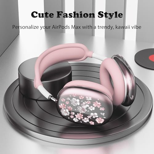 for AirPods Max Headphones Flower Ear Covers for AirPods Max 2 - color: Flower B/Pink