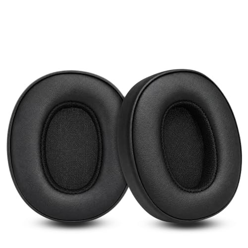 Replacement Ear Pads for Skullcandy Crusher Wireless ANC/Evo/540, Hesh3/ANC/Evo, Venue ANC Over-Ear Headphones, Protein Leather Cushions with Memory Foam, Black - color: Black