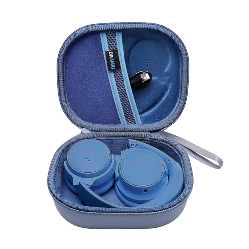 Hard Case for Bose QuietComfort, QC, QC 45 Headphone, Blue | Compatible with Bose QC Ultra, QC 35, QC 35 II, QC45 SE, QC SE Over Ear Noise Cancelling Headphones, Travel Storage Bag - color: Blue