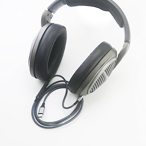 NewFantasia USB C Audio Cable Compatible with Sennheiser HD598 HD598Cs HD560s HD598SE HD620S HD400PRO HD599 HD505 Headphone, Remote Volume Mic Compatible with iPhone 17/ Air /16/15/iPad