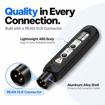 XLR Bluetooth Audio Receiver for Mixers, PA Speakers & DJ Systems