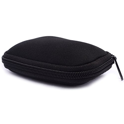 Black Universal Neoprene Zipper Headphone Headset Dock Charger Cable Organizer Electronics Accessories Case Various USB, Mp3, Charge, Cable organizer Pouch