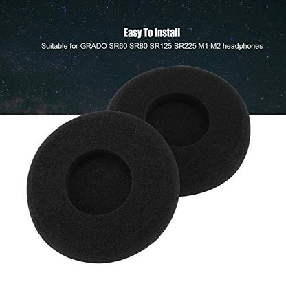 Headphone Ear Covers, Memory Foam Protein Leather Earmuffs, Headphone Replacement Ear Pads for SR60 SR80 SR225 M1 M2 Headphones