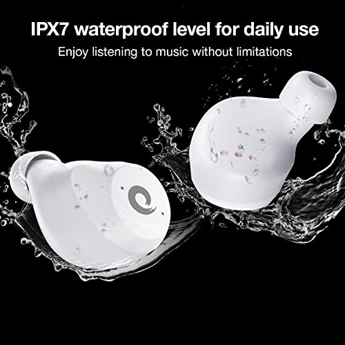 X9 Wireless Earbuds Bluetooth 5.3 Headphones Waterproof Stereo Earphones in Ear Touch Control with Microphone Headset with Deep Bass for Sport, Gaming and Running(White) - color: White