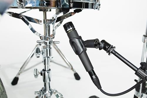 Gator Frameworks Ball-and-Socket Head Microphone Adapter with Angle Adjustment, (GFW-MIC-BALLHEAD-MT)