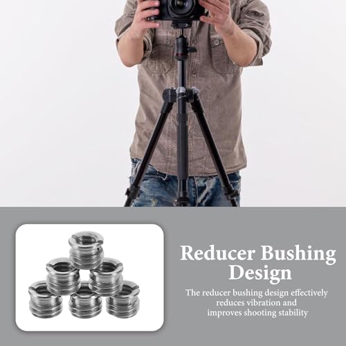 10pcs Steel Thread Adapter for Mic Stand and Tripod