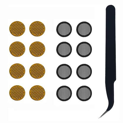 Replacement Dust Proof Filter Mesh for Skullcandy Earbuds,8 Pairs | Compatible with JSkullcandy Dime 2 / Push Active/ Push ANC Active /Grind Fuel / Jib True 2 Wireless Earbuds