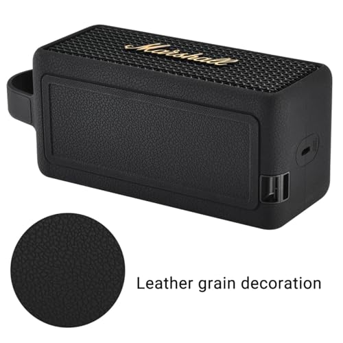 Silicone Case for Marshall Emberton III,Protective Case Cover for Marshall Emberton 3 Bluetooth Portable Speaker(Black)