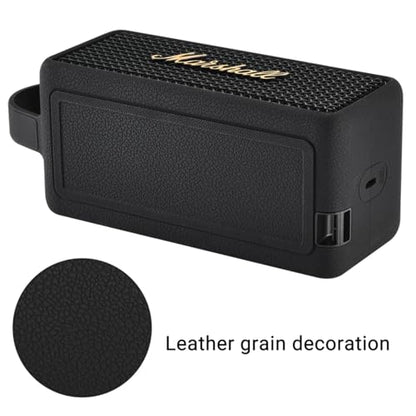 Silicone Case for Marshall Emberton III,Protective Case Cover for Marshall Emberton 3 Bluetooth Portable Speaker(Black)