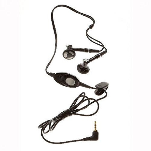 Headset OEM 2.5mm Hands-Free Earphones Dual Earbuds Headphones Earpieces w Mic Stereo Black for Verizon Samsung Gusto 2 - Verizon Samsung Gusto U360 - Verizon Samsung Haven U320