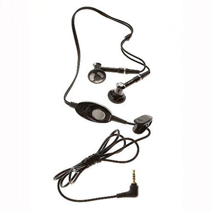 Headset OEM 2.5mm Hands-Free Earphones Dual Earbuds Headphones Earpieces w Mic Stereo Black for Verizon Samsung Gusto 2 - Verizon Samsung Gusto U360 - Verizon Samsung Haven U320