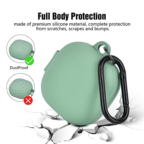 AIRSPO Silicone Case Compatible with Samsung Galaxy Buds 2 Pro, 2, Live & Pro Case (Cactus Green) - color: Cactus Green