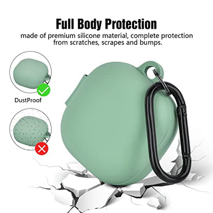 AIRSPO Silicone Case Compatible with Samsung Galaxy Buds 2 Pro, 2, Live & Pro Case (Cactus Green) - color: Cactus Green