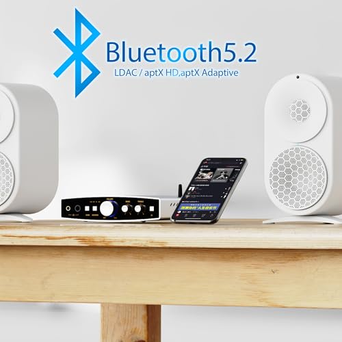 Shanling EH2 24 bit R2R DAC Bluetooth 5.2 LDAC Headphone Amplifier (Silver) - color: Silver, style: 24 bit R2R + Bluetooth 5.2 LDAC