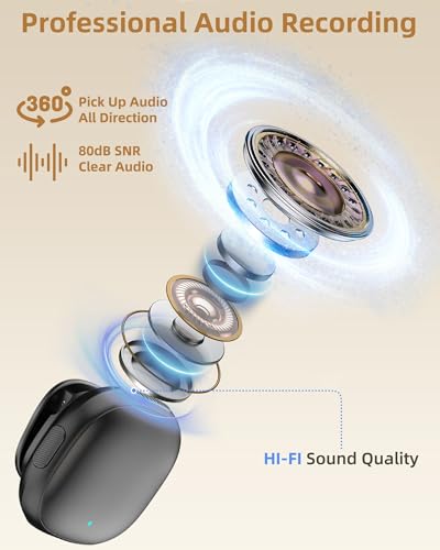 Wireless Lavalier Microphones for iPhone 17 with AI Noise Filter