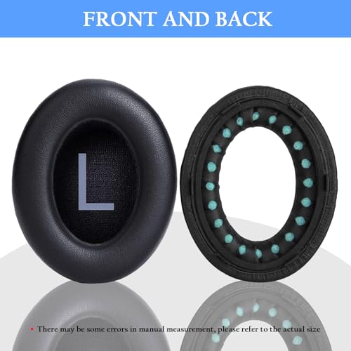 Adhiper Replacement Ear Pads for Bose 700/NC700 Wireless Headphones,NC700 Protein Leather Ear Cushions,Headphone Earpads with Memory Foam (Black - color: Black