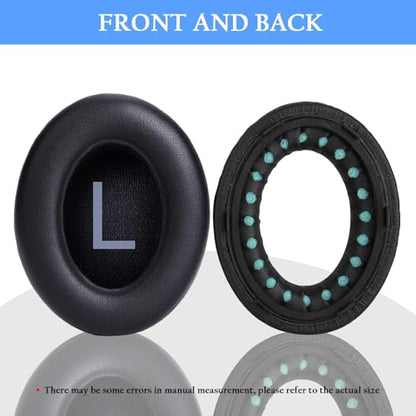 Adhiper Replacement Ear Pads for Bose 700/NC700 Wireless Headphones,NC700 Protein Leather Ear Cushions,Headphone Earpads with Memory Foam (Black - color: Black