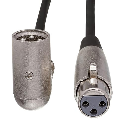 Hosa XRR-105 Balanced Interconnect, XLR3F to Right-angle XLR3M, 5 Feet
